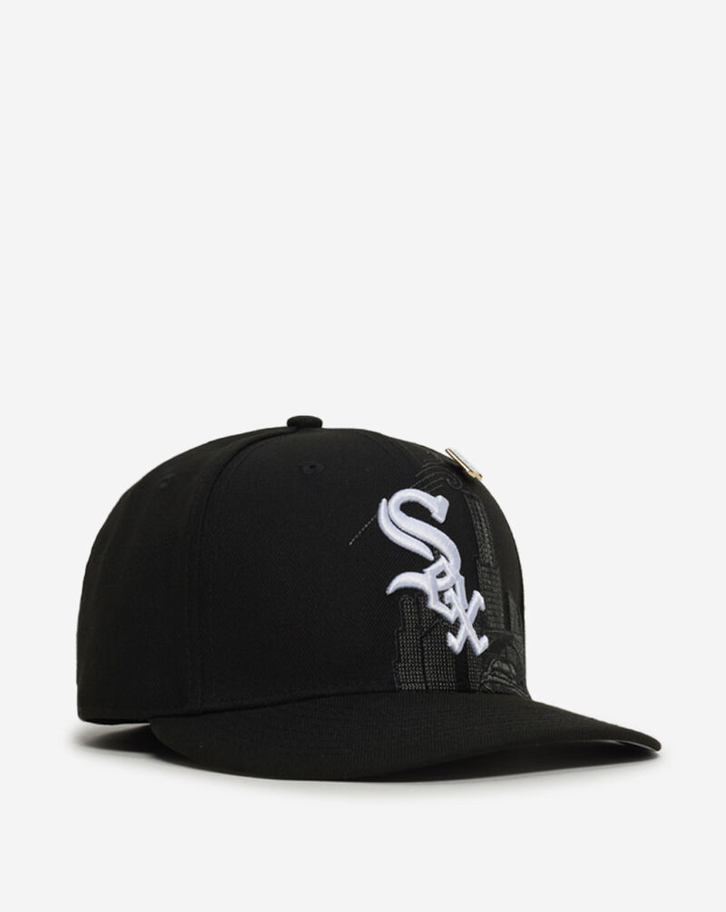 New Era 59Fifty Chicago White Sox City Graphic Fitted Hat 60915593 Black 1