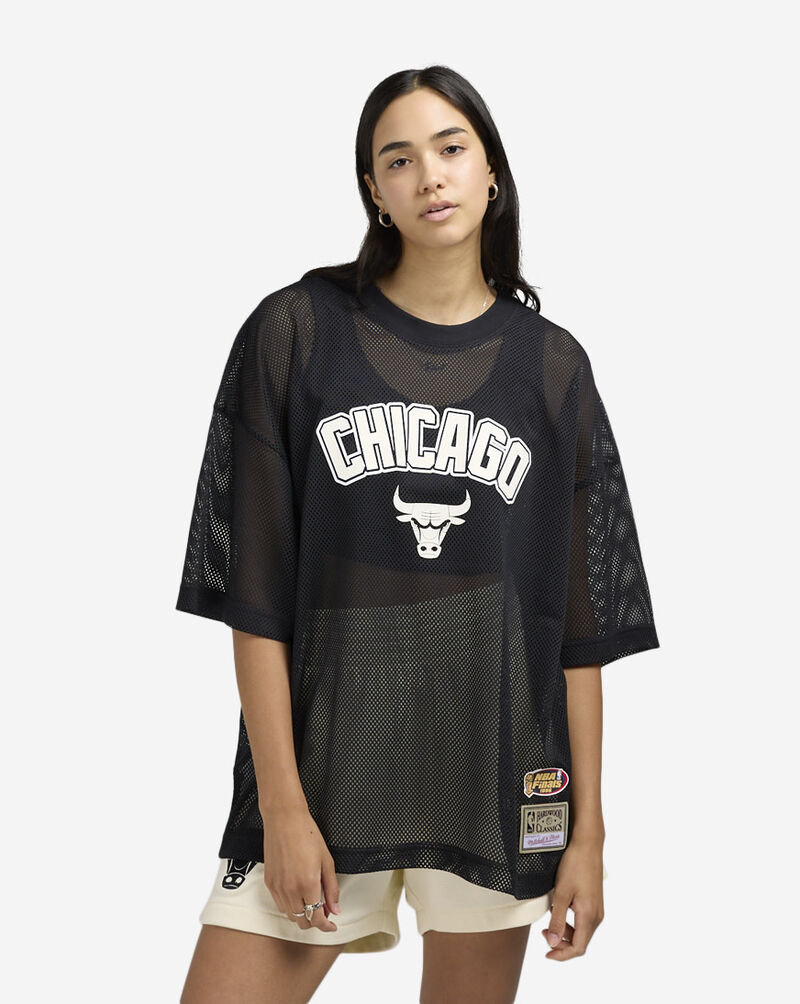 Mitchell  Ness Chicago Bulls Mesh Jersey TP8486-CBUBLCK Black 1