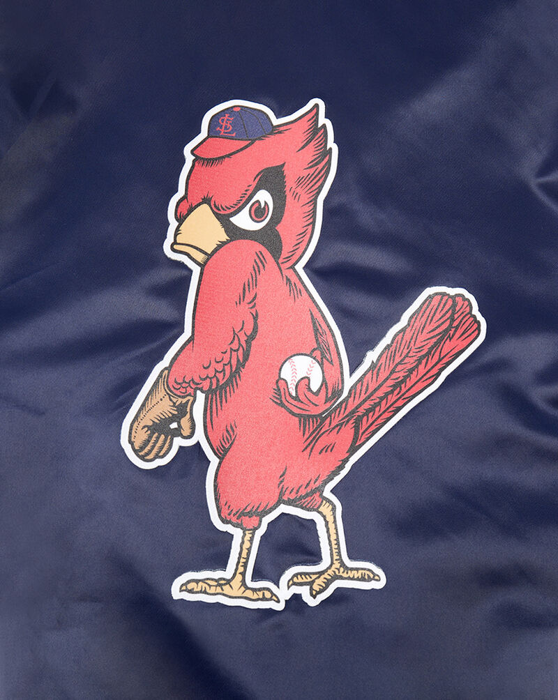 PRO STANDARD Big Kids' St. Louis Cardinals Classic Satin Jacket LSCB6315070-MDN Blue 2