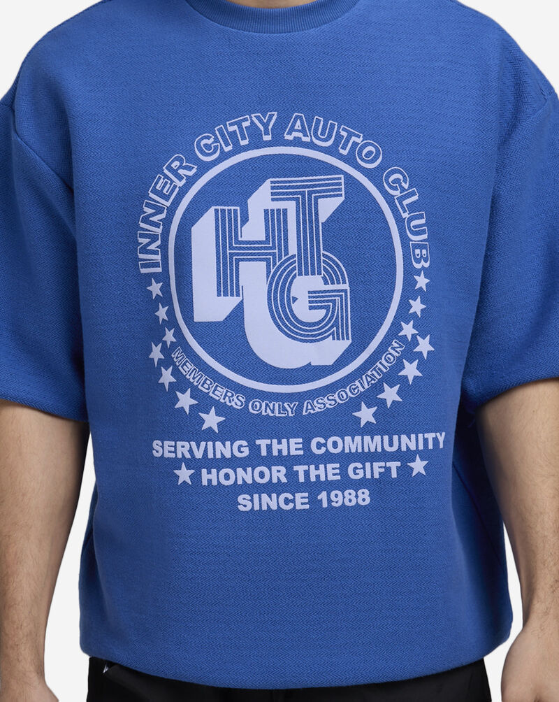 Honor The Gift Race Herringbone Tee HTG250191-BLU Blue 3