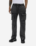 Bag Mafia Washed Cargo Sweatpants DEC-1000-BLK Black 1