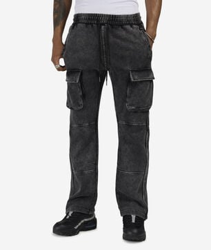Washed Cargo Sweatpants
