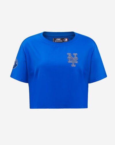 New York Mets Varsity Blues Boxy Tee 