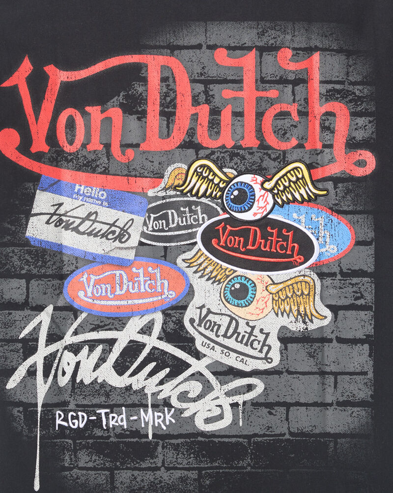 Von Dutch Kids' Airbrush Graphic Tee VND9E0455 Black 4