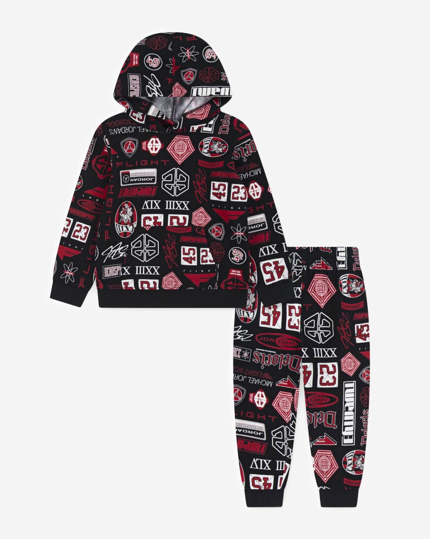 その他 Ado placards complete set of 23 types Shop Jordan Toddler AOP Fleece Set 75D661-023 black | SNIPES USA