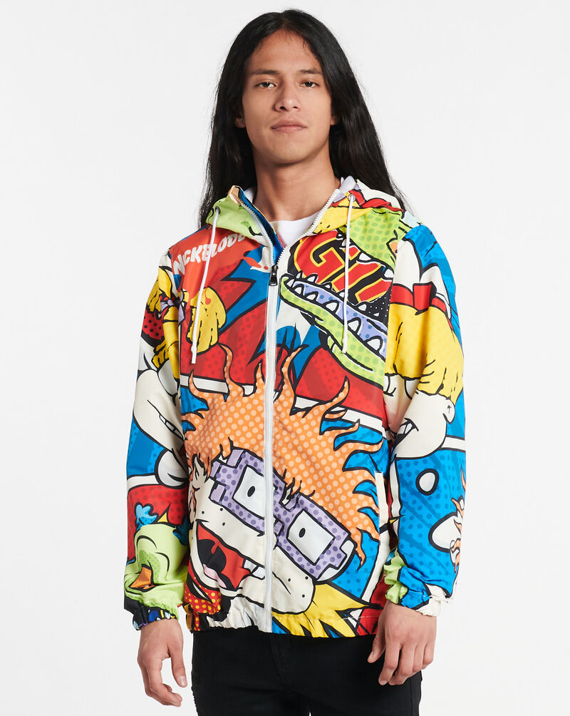 MEMBERS ONLY Nickelodeon Pop Art Windbreaker MN080145-MUL Multi 1