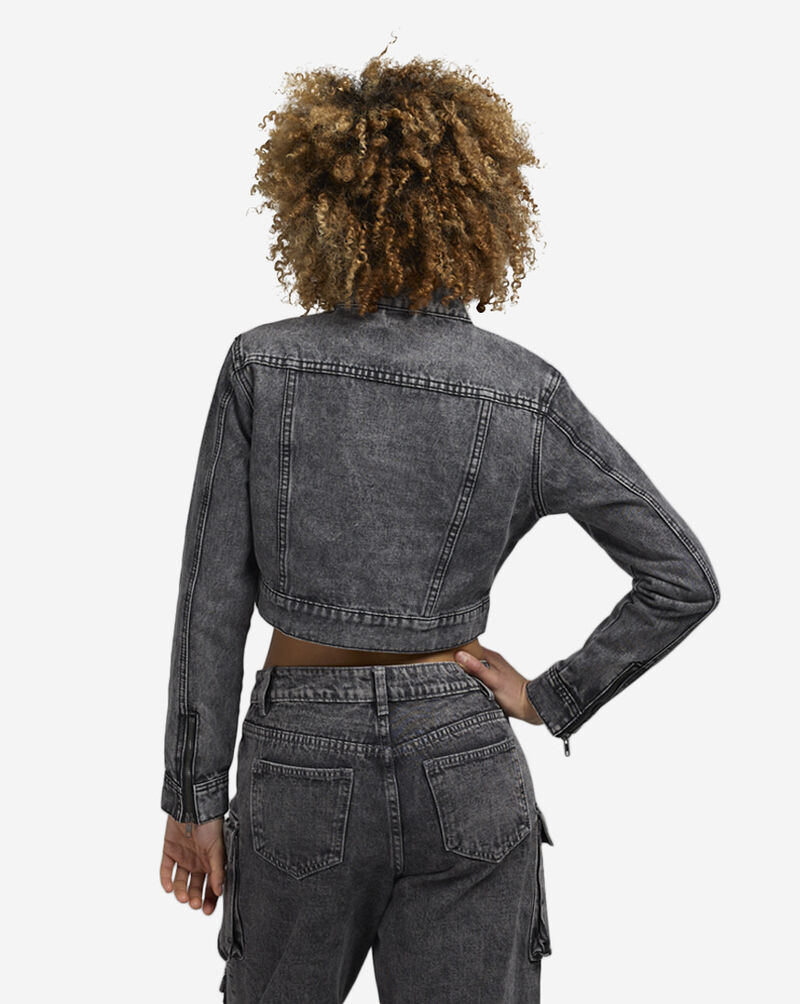 American Bazi Horse Shoe Stitching Denim Jacket RJK-9865 Black 2