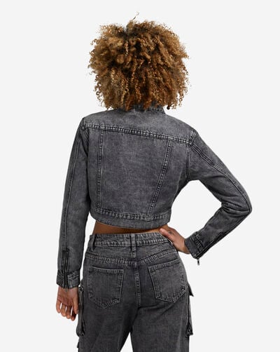 Horse Shoe Stitching Denim Jacket Horse Shoe Stitching Denim Jacket