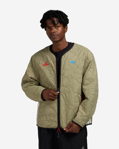 adidas x 100 THIEVES All-Over Print Quilt Full-Zip Hoodie adidas x 100 THIEVES All-Over Print Quilt Full-Zip Hoodie