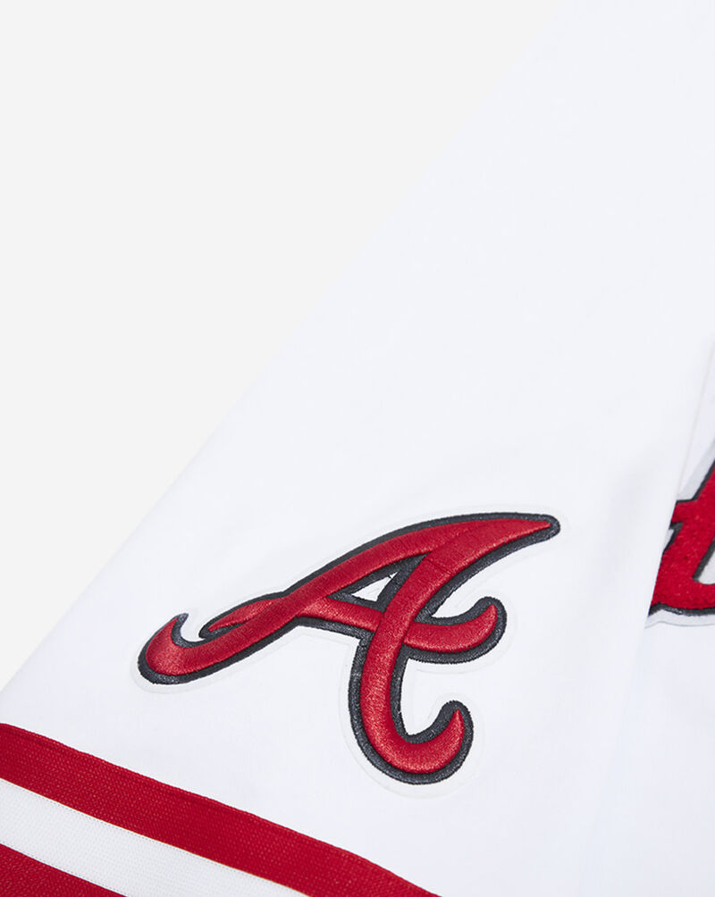 PRO STANDARD Atlanta Braves Classic Chenille Double Knit Tee LAB131921-WHT White 4