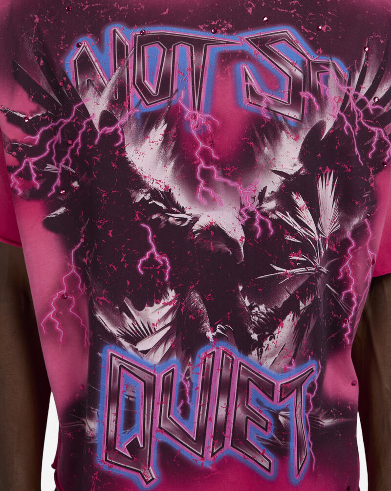 First Row Eagle Defense Cropped Tee FRT3014S-PNK Pink 3