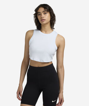 NSW Chill Knit Tight Cropped Mini-Rib Tank Top