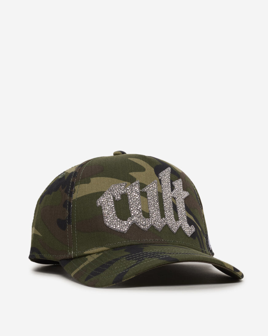 Shop Cult of Individuality Crystal Cult Script Logo Hat 625AC