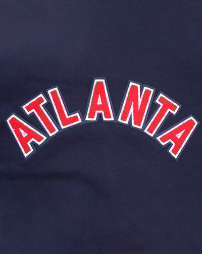 Atlanta Braves Classic Fleece Hoodie Dress Atlanta Braves Classic Fleece Hoodie Dress