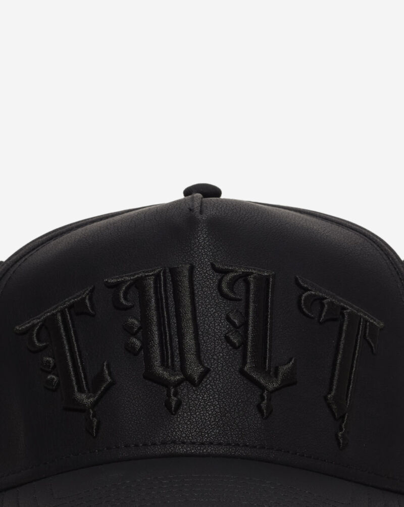 Cult of Individuality Cult x El Alfa Premium Flower 5 Panel A Frame Trucker Hat 625BC-CH112A Black 2