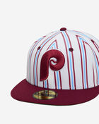 New Era 9Fifty 45th Anniversary Philadelphia Phillies Pinstripe A-Frame Snapback Hat 60765638 silver 2