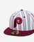 9Fifty Anniversary Philadelphia Phillies Pinstripe A-Frame Snapback Hat