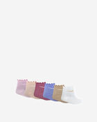 Nike Little Kids' Lettuce Welt 6Pk Ankle Socks GN1232-A0W Multi 3