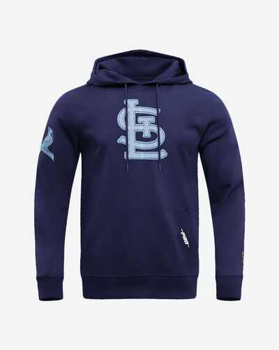 St. Louis Cardinals Varsity Blues Fleece Pull Over Hoodie 