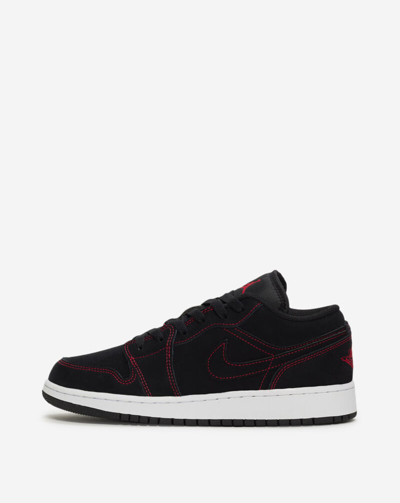 Jordan Big Kids' Air Jordan 1 Low 553560-076 Black 1