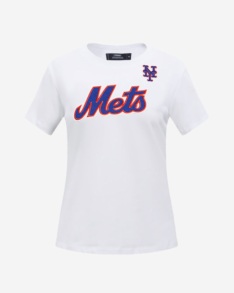 PRO STANDARD New York Mets Short Sleeve Classic Slim Fit Tee LNMA34580-WHT White 1