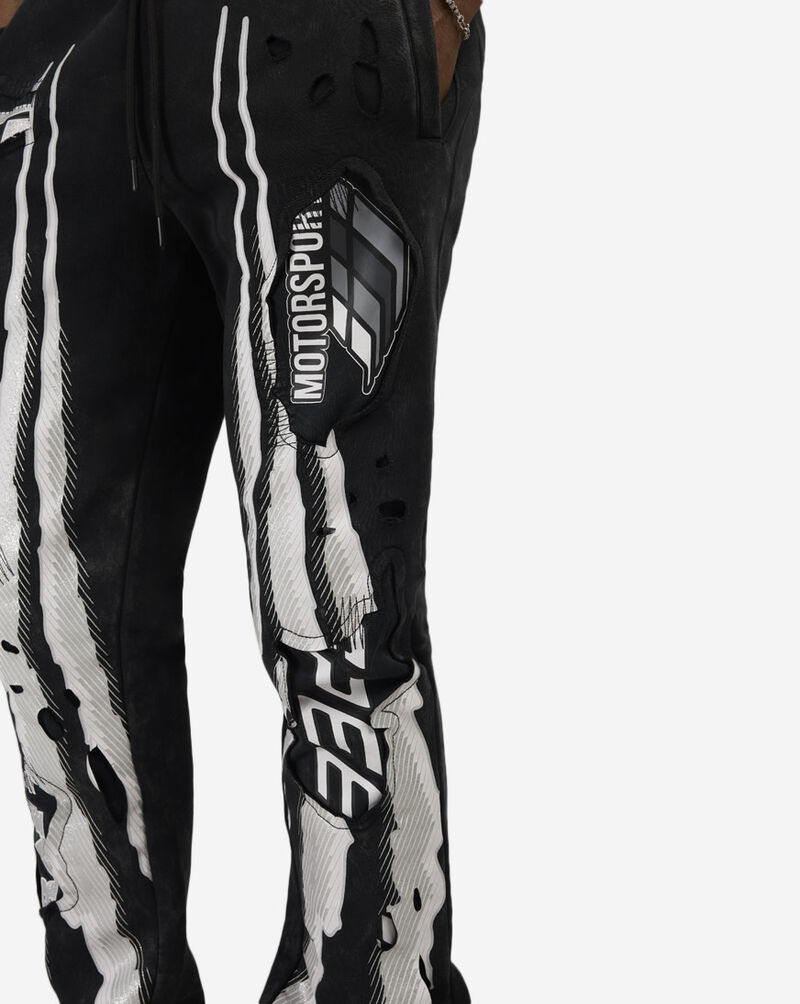 Smoke Rise Racing Fleece Pants FP26S428SNZ-BLK Black 3