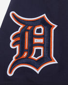 Detroit Tigers Classic Chenille Double Knit Short Sleeve Pull Over Hoodie 