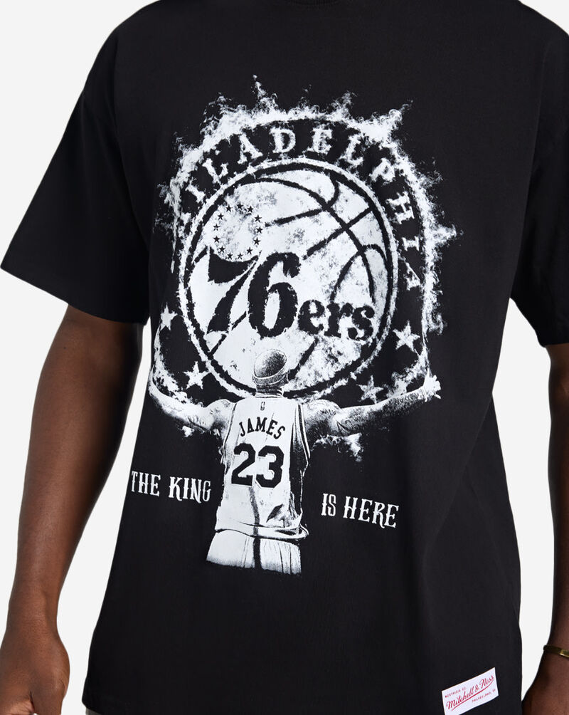 Mitchell  Ness LeBron James Philadelphia 76ers Black Witness T-Shirt SS22767-P76BLCK Black 3