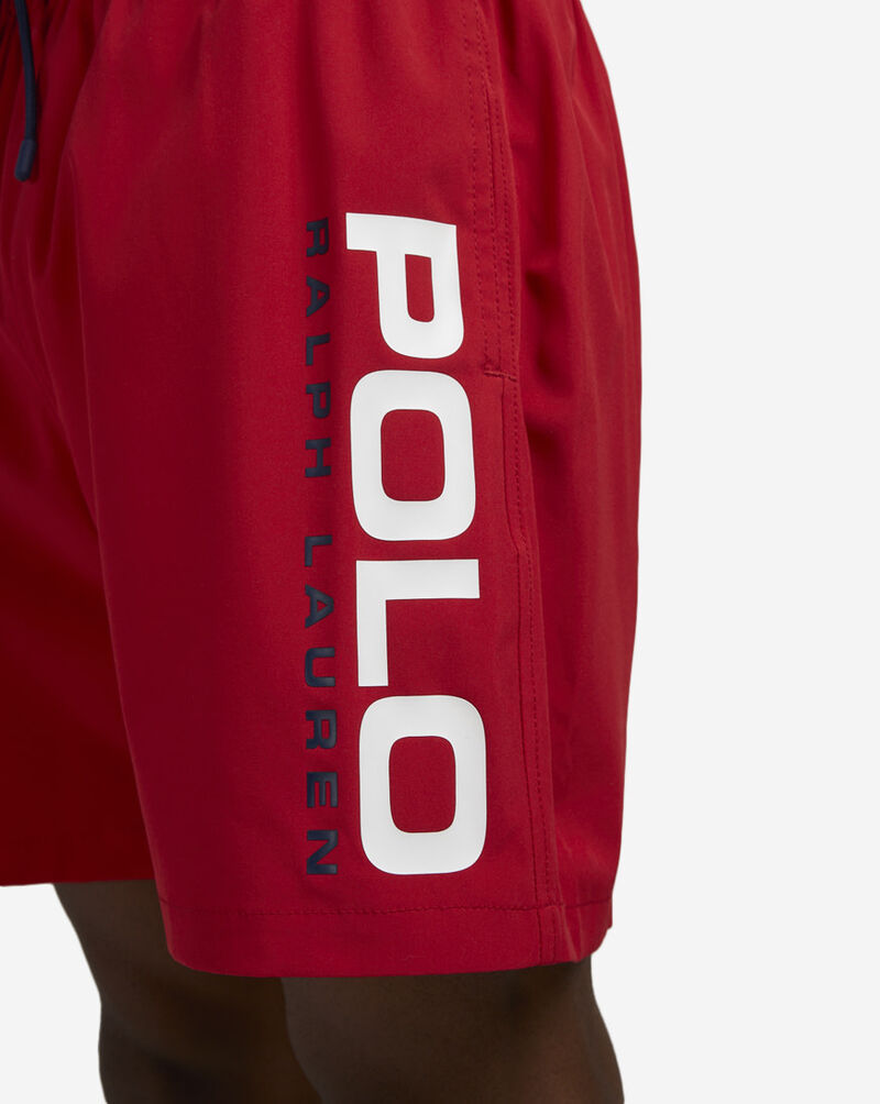 Polo Ralph Lauren 5.75-Inch Traveler Classic Swim Trunk 710963313004-RED Red 3