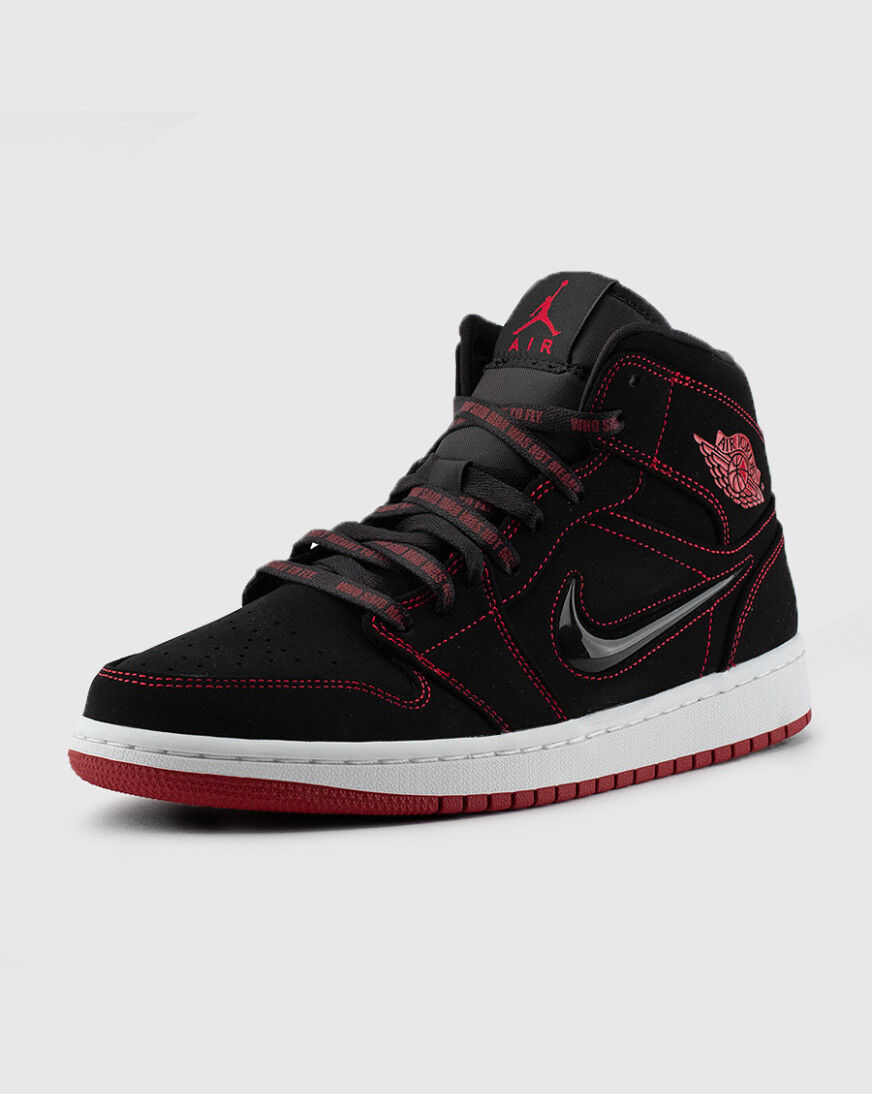 jordan 1 fearless red and black