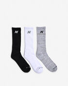 New Balance 3Pk 550 Fashion Lifestyle Crew Socks NBU241CR10-004 Grey 3