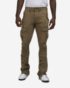 Stacked Herringbone Twill Cargo Pants