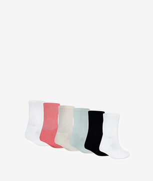 Kids' Everyday Essentials 6Pk Crew Socks (9-11)