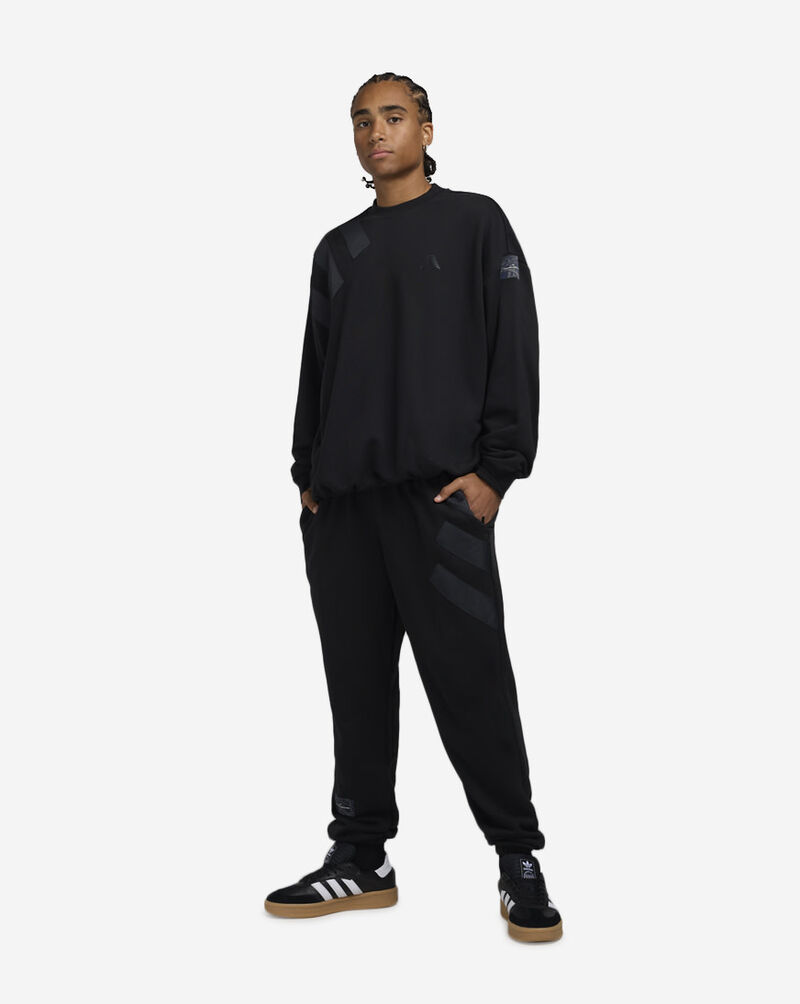 adidas Anthony Edwards 1 Foundation Crew Sweatshirt IW8060 Black 4