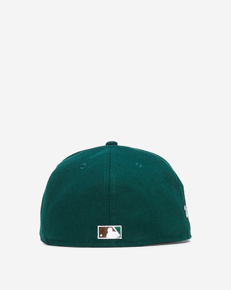 New Era 59Fifty Atlanta Braves Grey Under Fitted Hat 70721203 Green 4