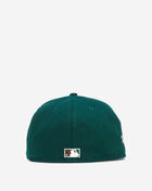 New Era 59Fifty Atlanta Braves Grey Under Fitted Hat 70721203 Green 4