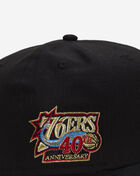 New Era 9Fifty Philadelphia 76ers Metallic Snapback Hat 60914579 Black 2