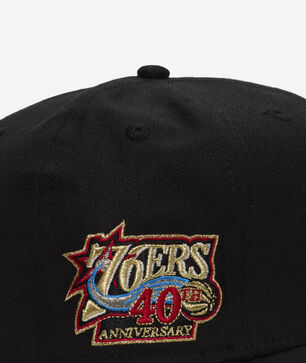 9Fifty Philadelphia 76ers Metallic Snapback Hat