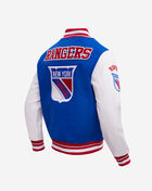 New York Rangers Retro Classic Rib Wool Varsity Jacket