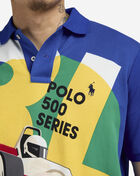 Classic Fit Mesh Graphic Polo Shirt
