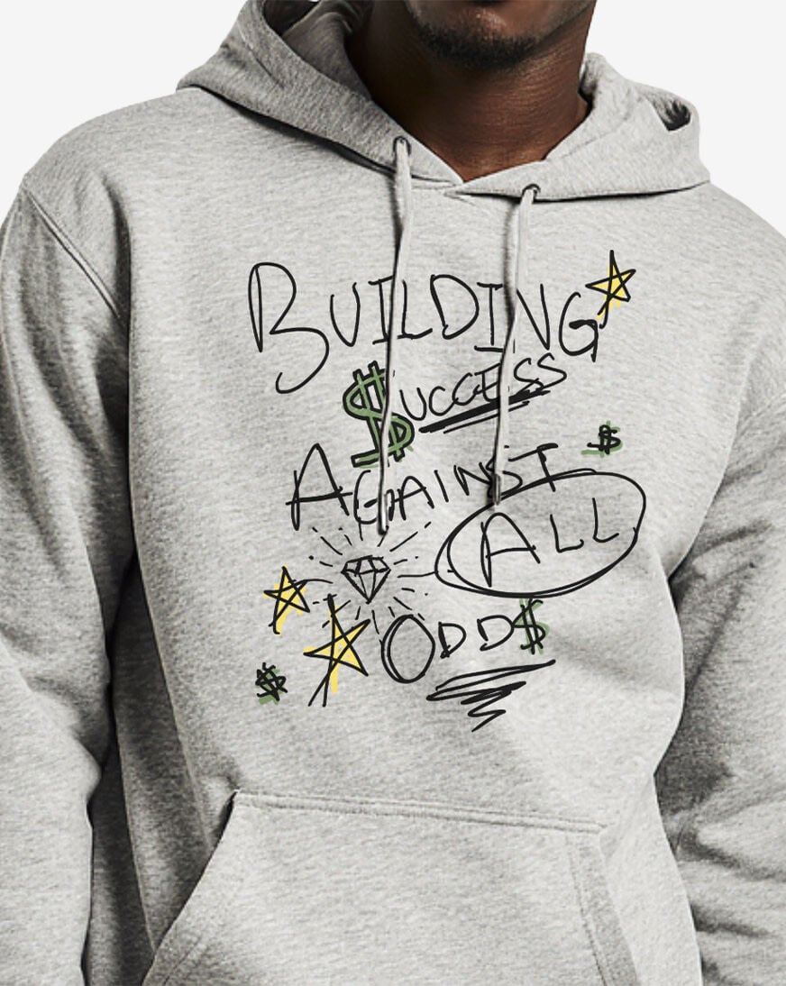 Shop Mister Tee Build Success AOO Hoodie MTUS585-00111 grey