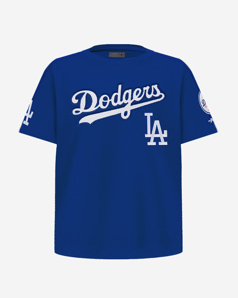 PRO STANDARD Big Boys' Los Angeles Dodgers Taping Tee LLDB1315565-DBL Blue 1