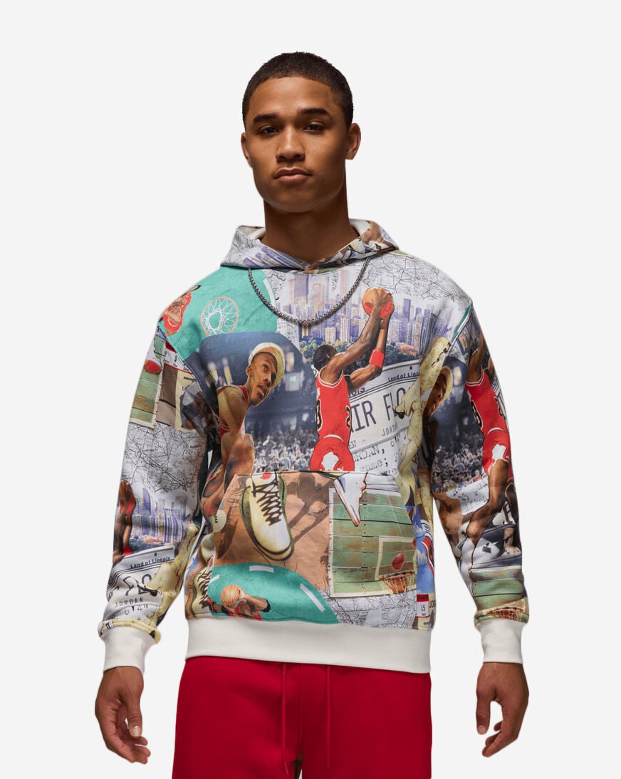 Shop Jordan Brooklyn AOP Pullover Fleece FV7297-133 multi