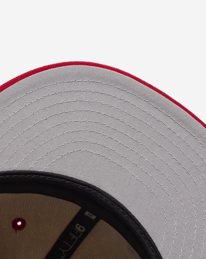 New Era 9Fifty Atlanta Braves Team Art 2-Tone Snapback Hat 60586765 Beige 4