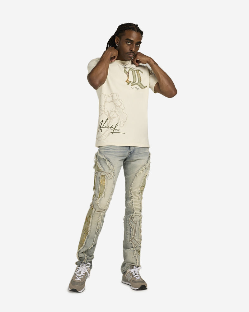 Smoke Rise Tapestry Patch Tee KT24569SN-ECRU Beige 4