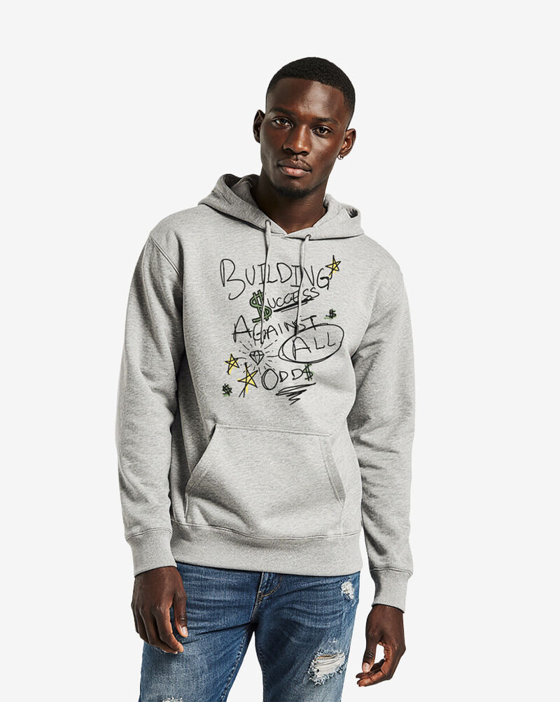 Mister Tee Build Success AOO Hoodie MTUS585-00111 Grey 1