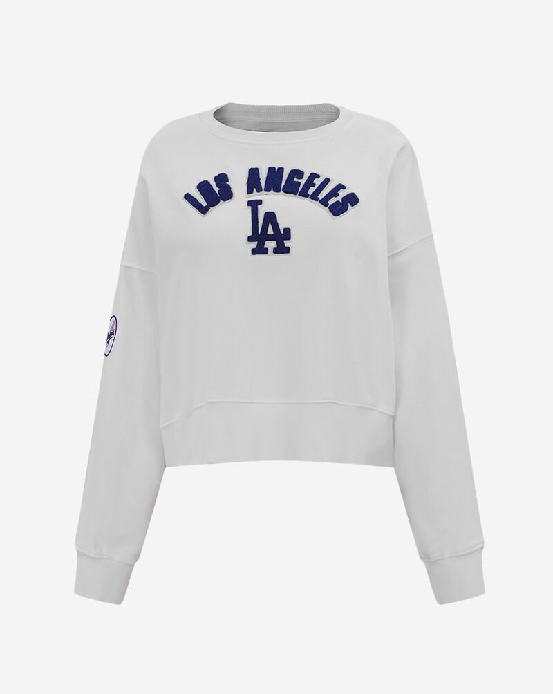 PRO STANDARD Los Angeles Dodgers Classic Fleece Crewneck LLDC34406-WHT White 1