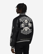 Smoke Rise Pu Studded Patch Varsity Jacket OH24798SNZ-BLK Black 2