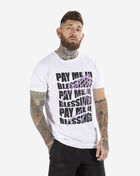 Graphic Tees Pay Me in Blessings Tee MT1961 White 1