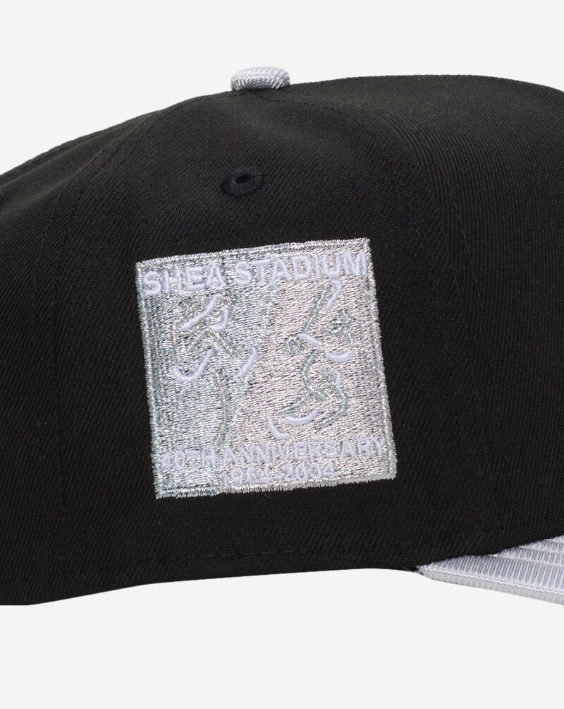 New Era 9Fifty New York Mets A-Frame Retro Hooks Snapback Hat 70921253 Black 2